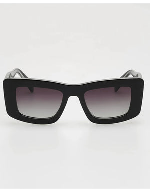 Locello Bailey Sunglasses | Crystal Black Smoke
