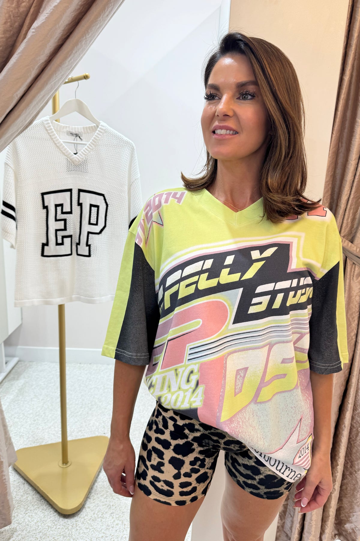 Ena Pelly Racing Club Jersey Tee | Multi
