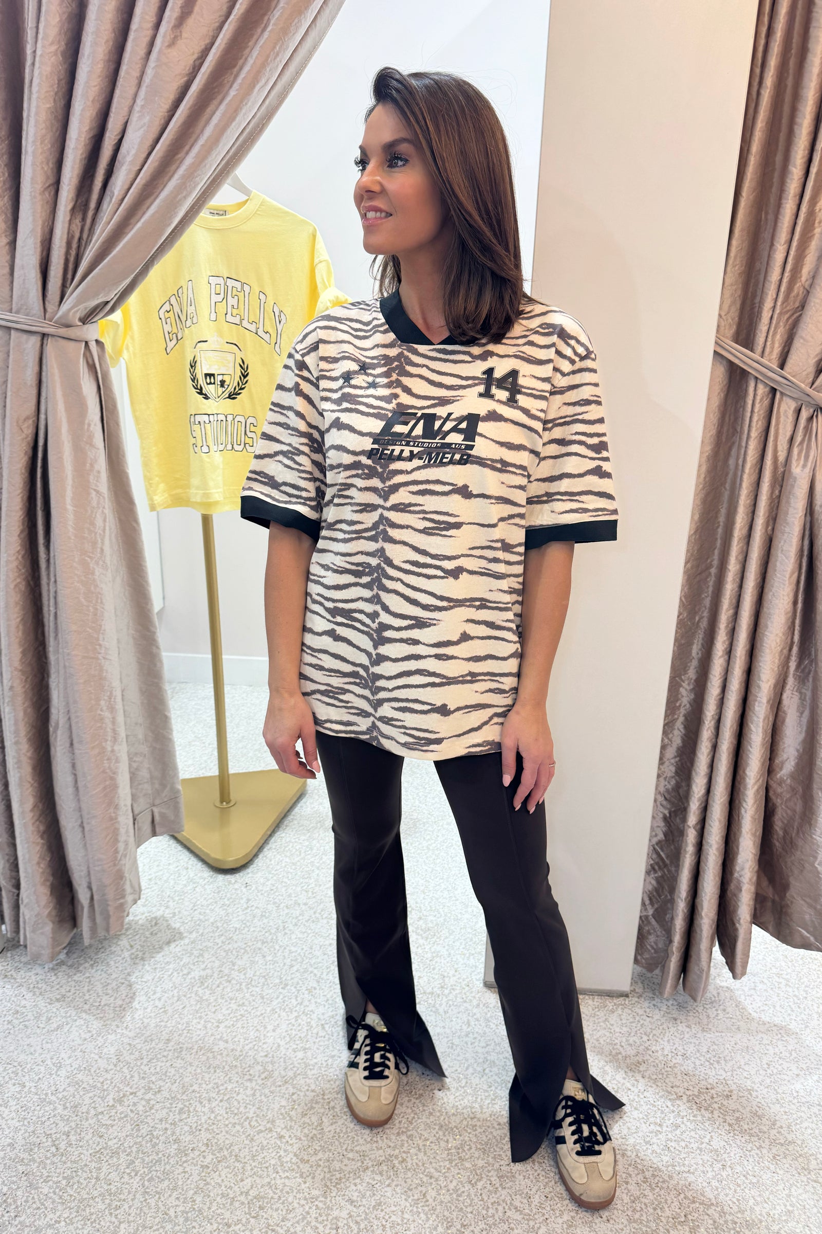 Ena Pelly Tiger Ena Team Tee | Tiger Print