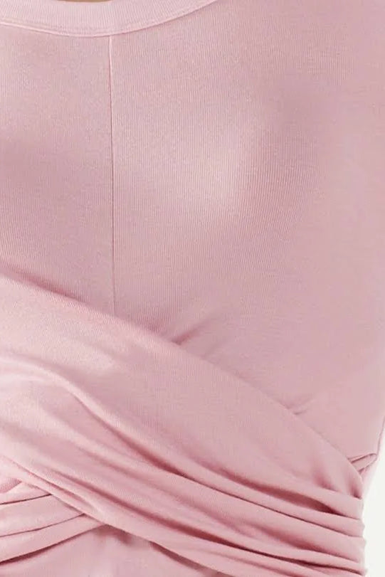 Madison The Koko Long Sleeve Top | Pink
