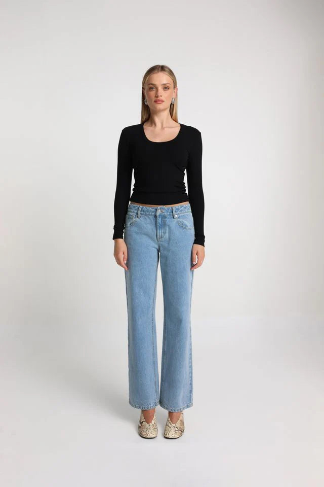 Madison The Label Malani Top | Black