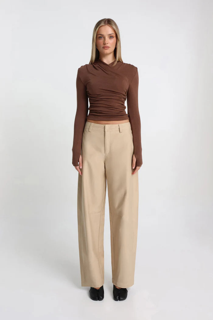 Madison The Label Adalia Top | Espresso