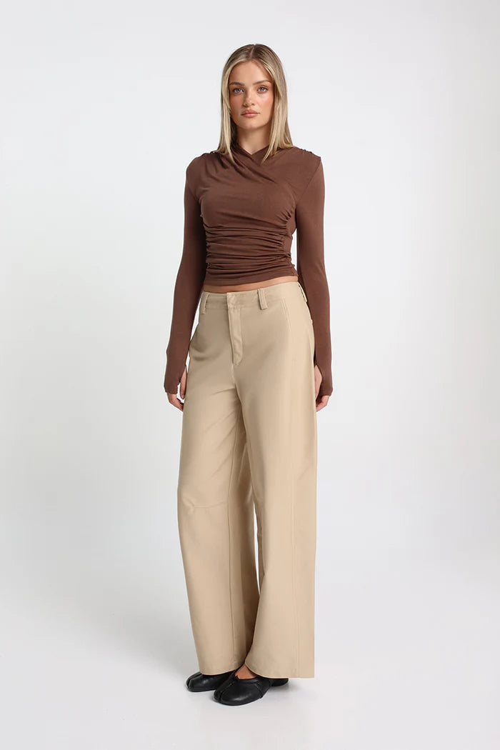 Madison The Label Adalia Top | Espresso