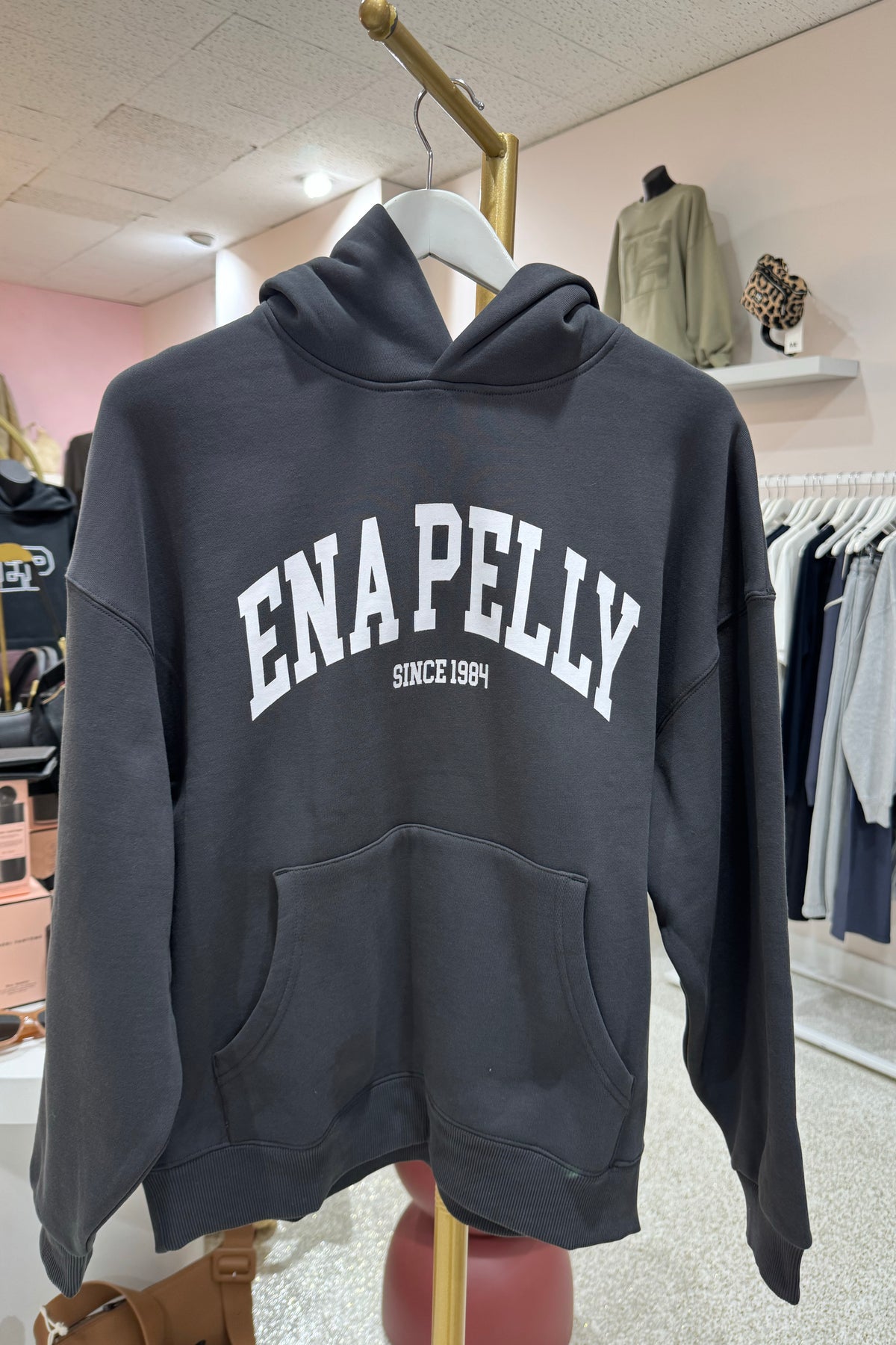 Ena Pelly Cassie Oversized Hoodie | Phantom / Charcoal