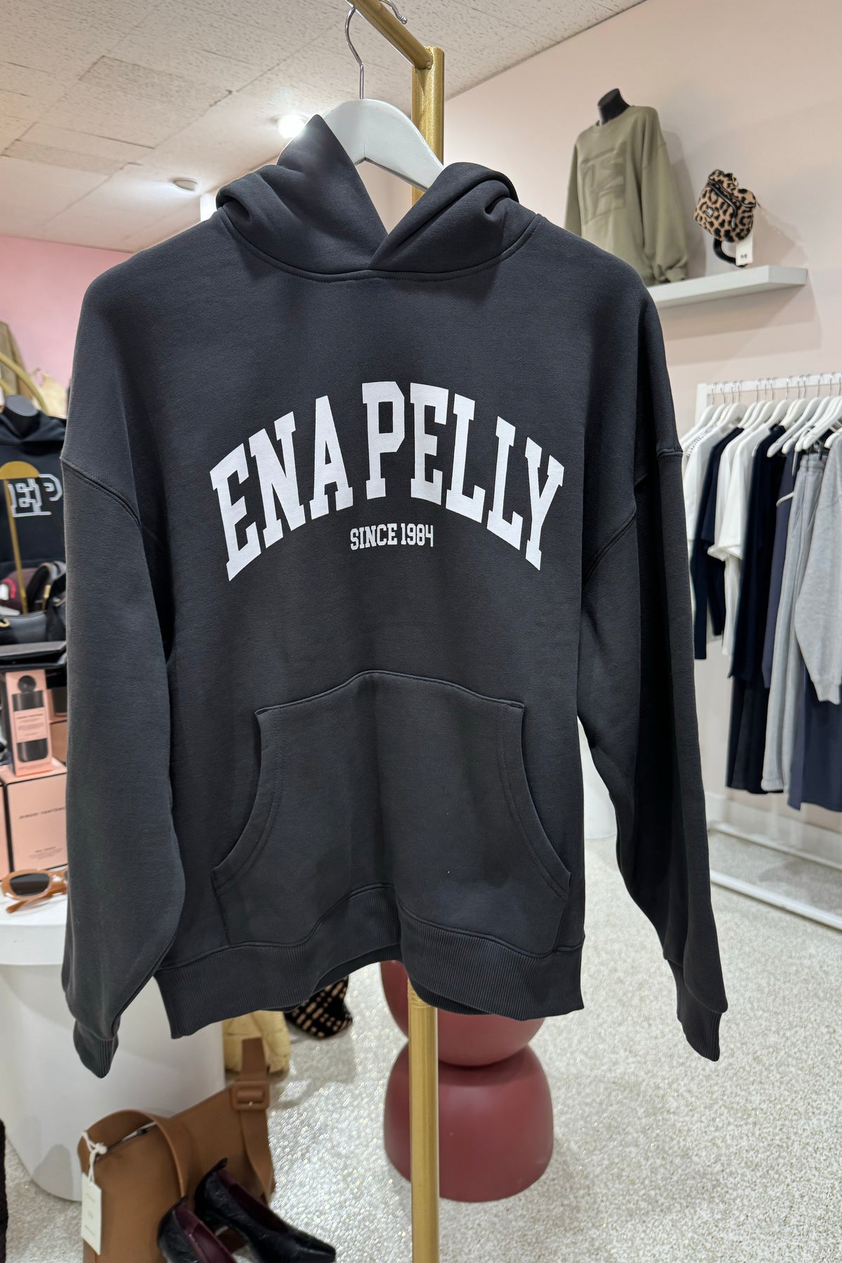 Ena Pelly Cassie Oversized Hoodie | Phantom / Charcoal