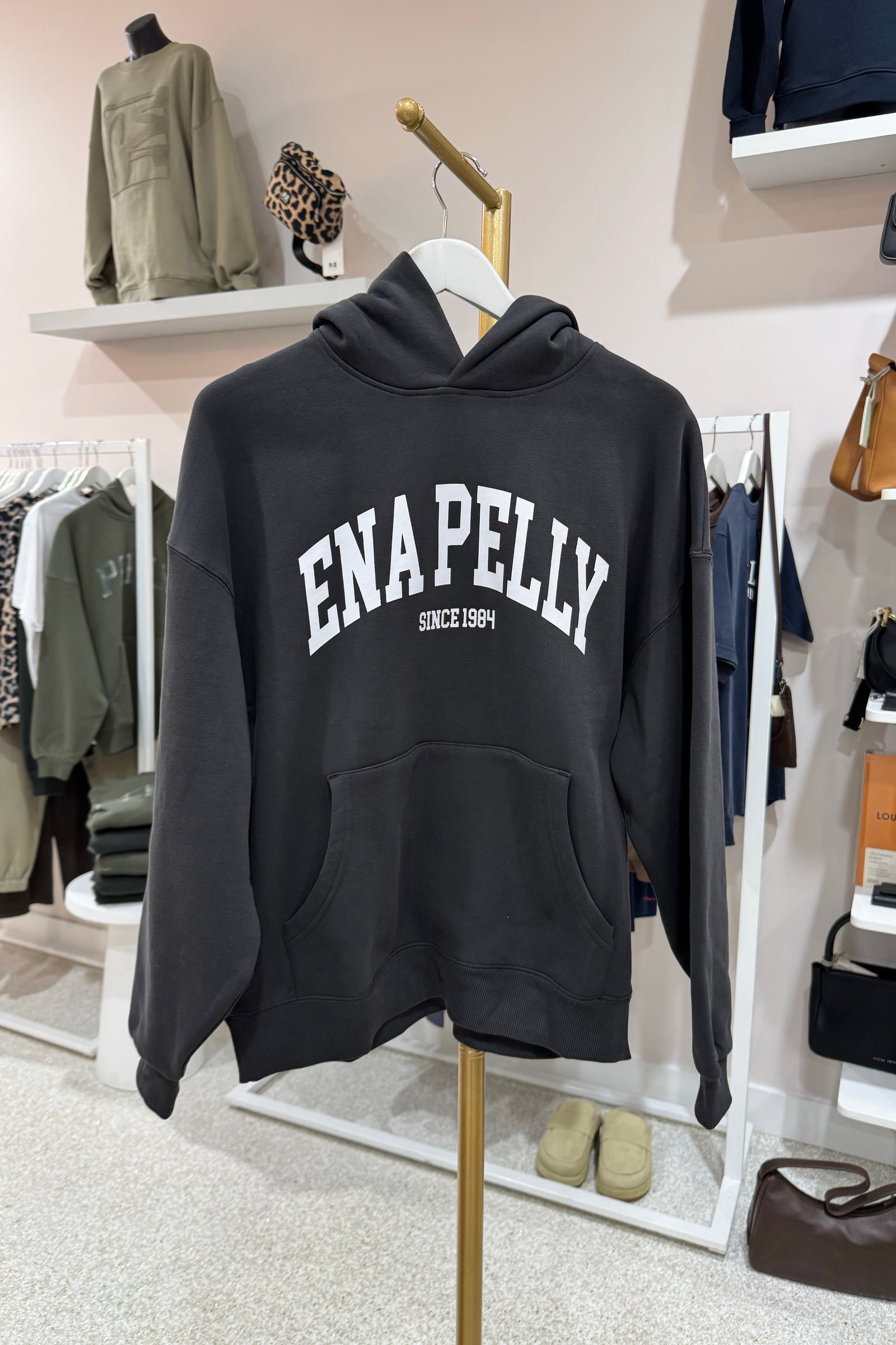 Ena Pelly Cassie Oversized Hoodie | Phantom / Charcoal