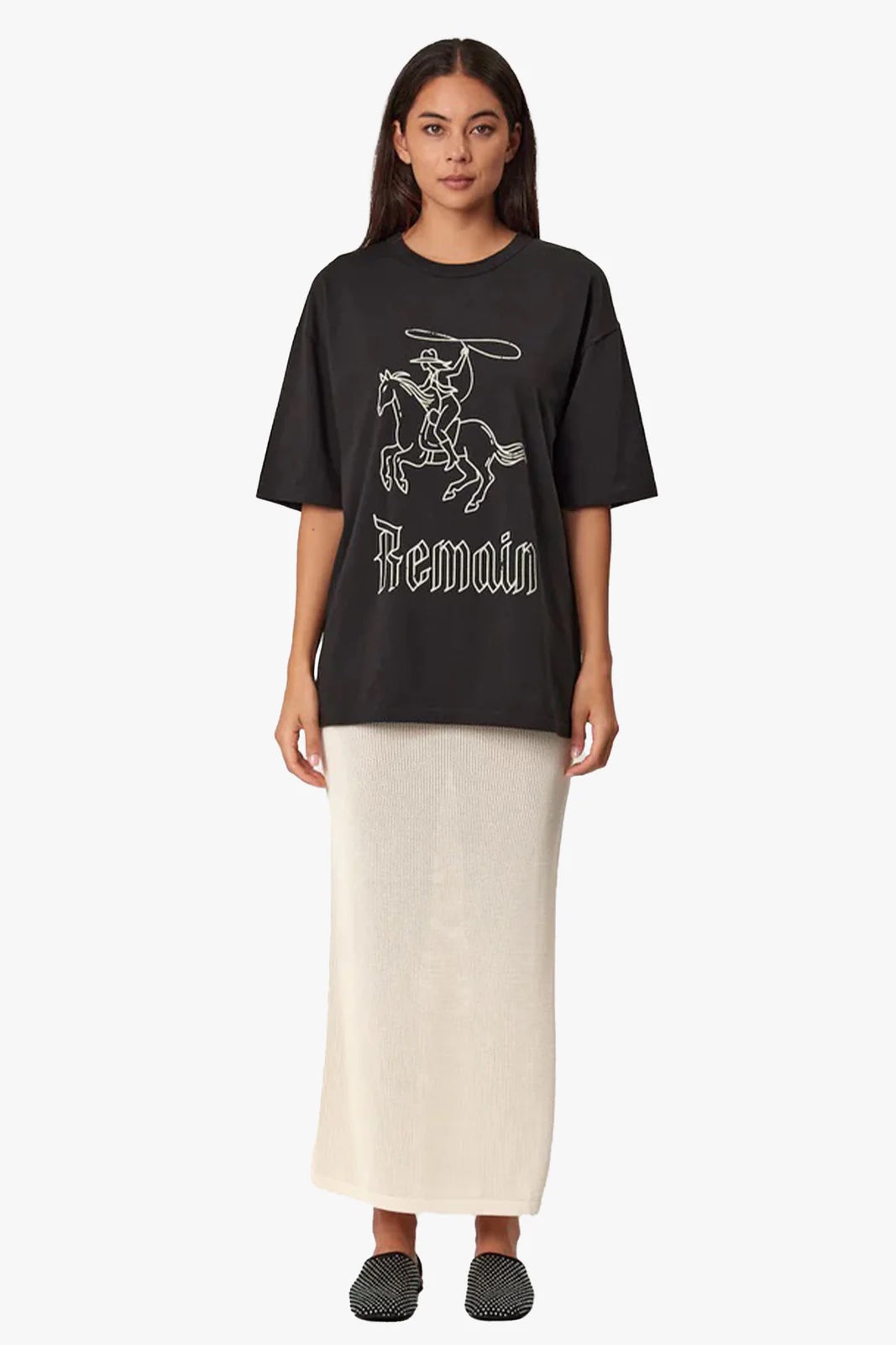 Remain Bandida Tee | Washed Black