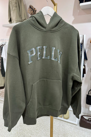 Ena Pelly Cassie Oversized Hoodie | Washed Olive