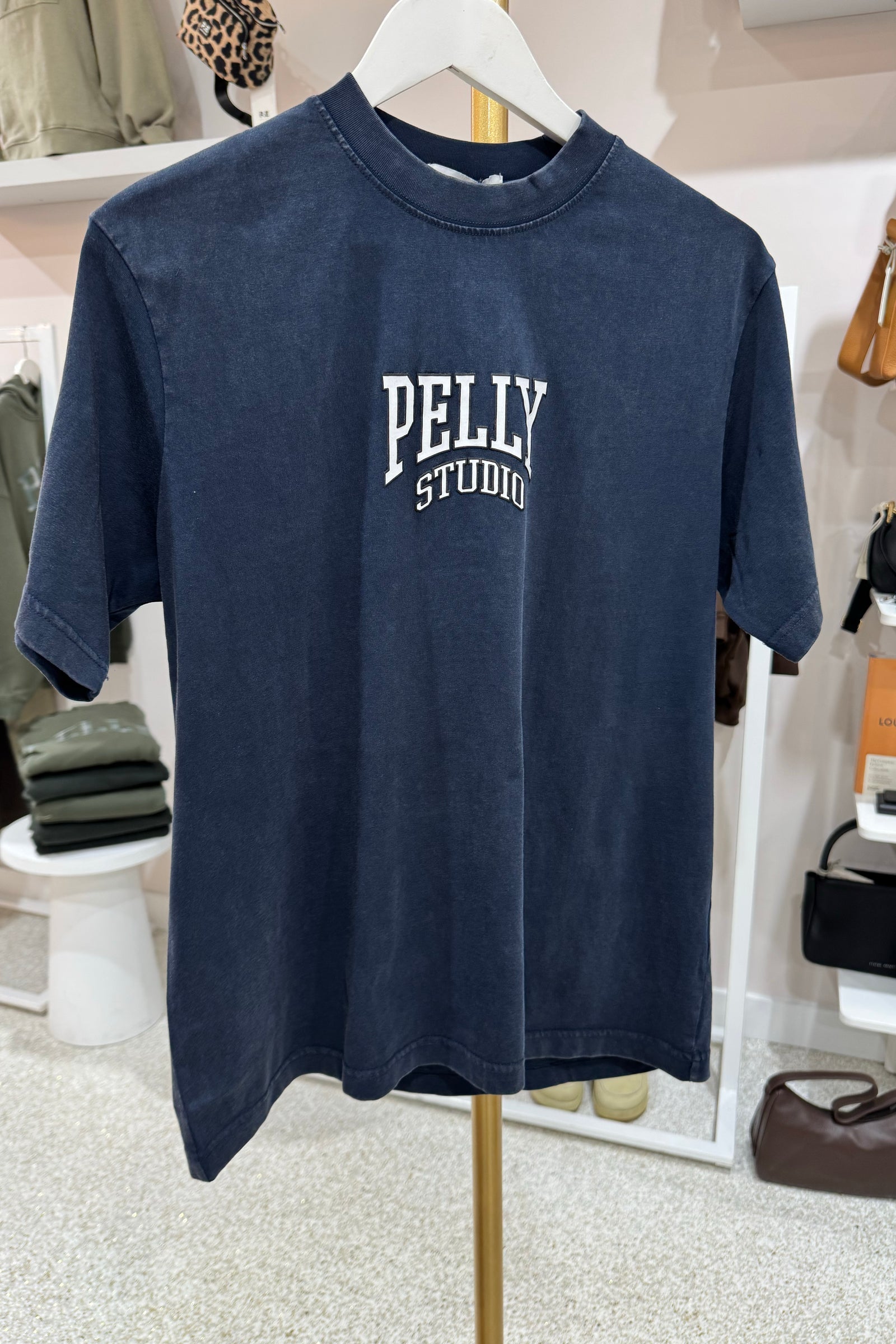Ena Pelly Sophia Relaxed Tee | Washed Navy