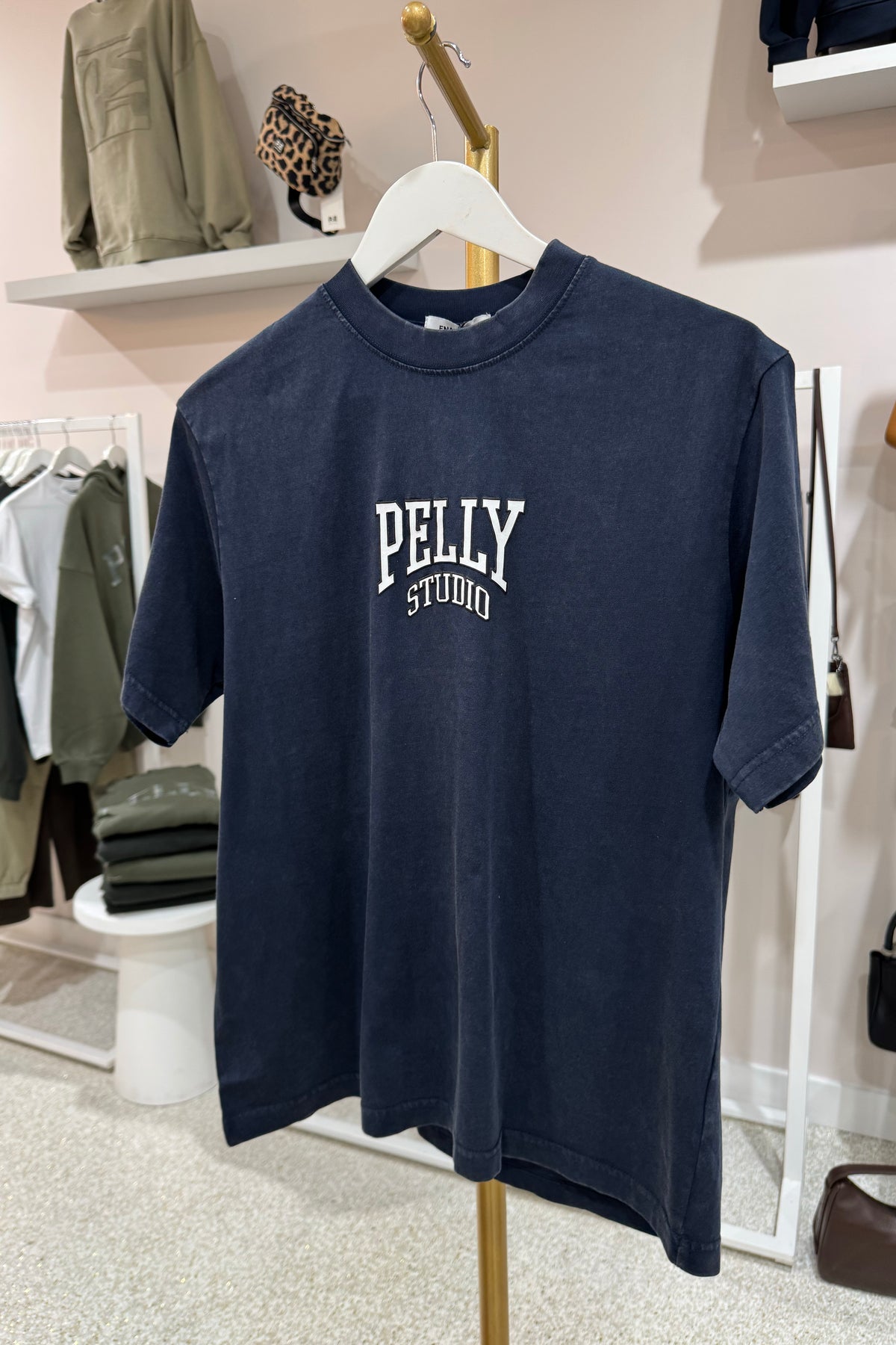 Ena Pelly Sophia Relaxed Tee | Washed Navy