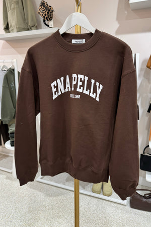 Ena Pelly Mila Oversized Sweater | Chocolate