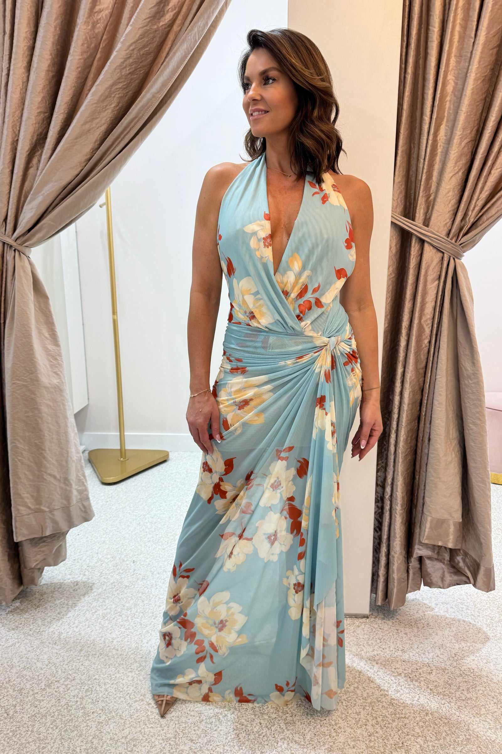 Bec + Bridge Calliope Drape Maxi Dress | Sonara Floral