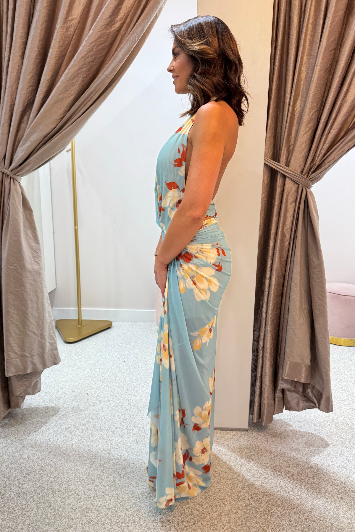 Bec + Bridge Calliope Drape Maxi Dress | Sonara Floral