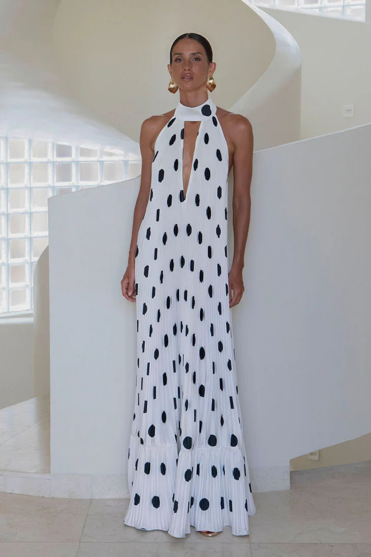 L'idee Liberte Gown | Polka Blanc