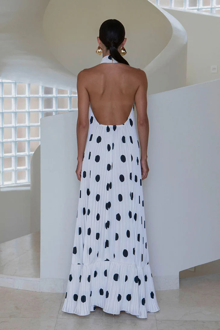 L'idee Liberte Gown | Polka Blanc