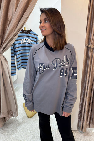 Ena Pelly Team EP Long Sleeve Top | Charcoal