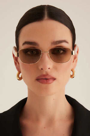 Banbe The Addison | Gold Pearl Tort Beige