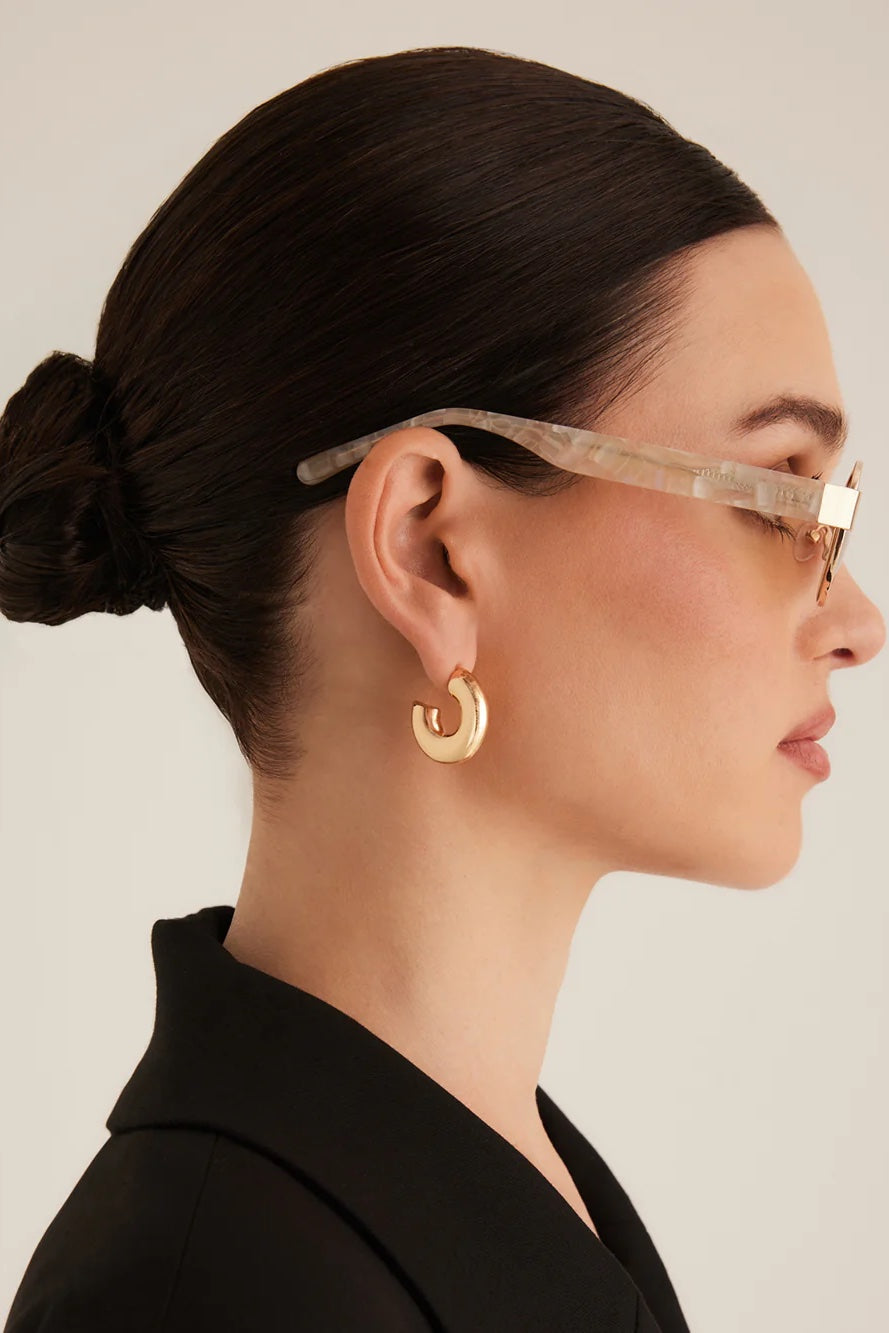 Banbe The Addison | Gold Pearl Tort Beige