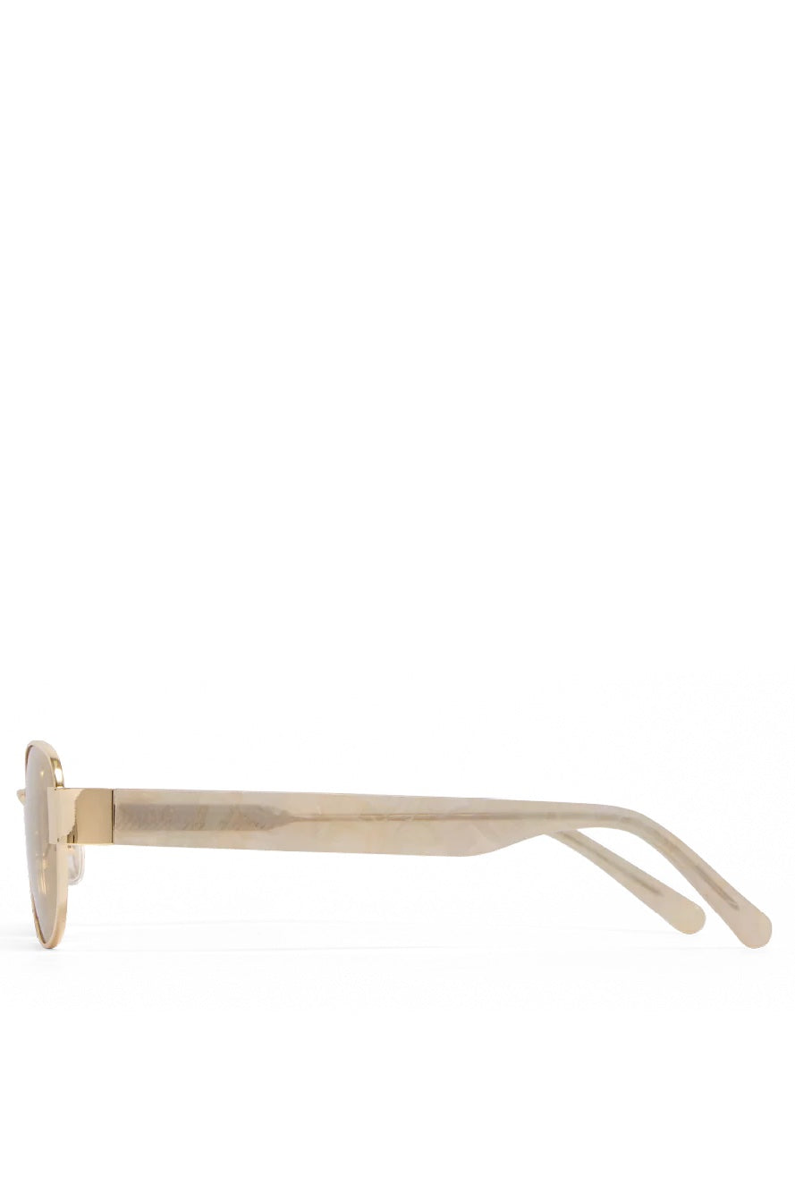 Banbe The Addison | Gold Pearl Tort Beige