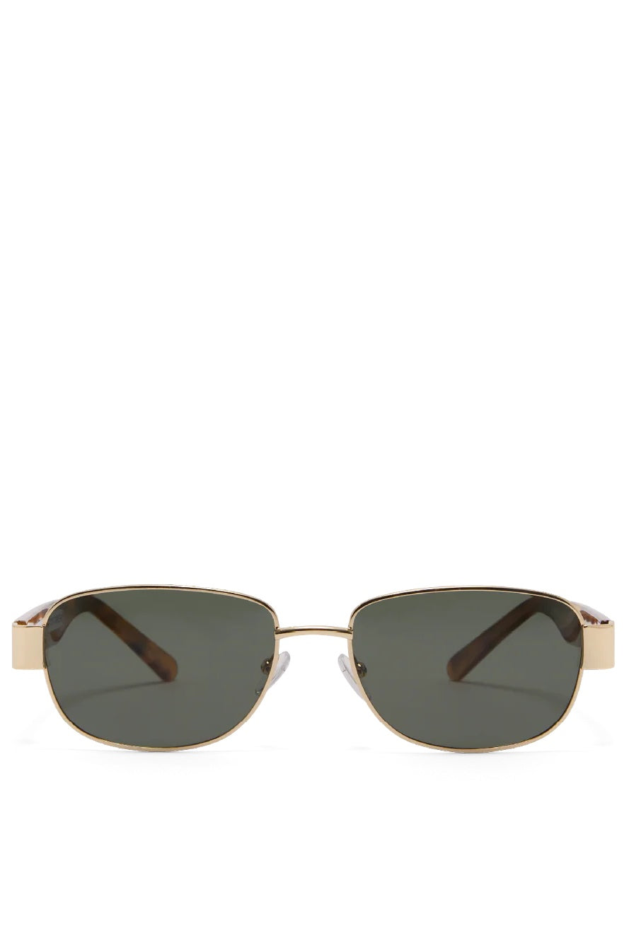 Banbe The Addison | Gold Havana Tort Green