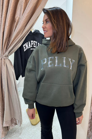 Ena Pelly Cassie Oversized Hoodie | Washed Olive