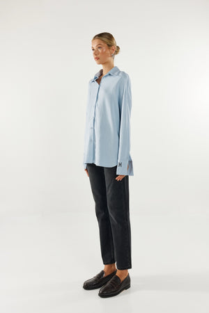 Madison The Label Lyon Shirt | Powder Blue