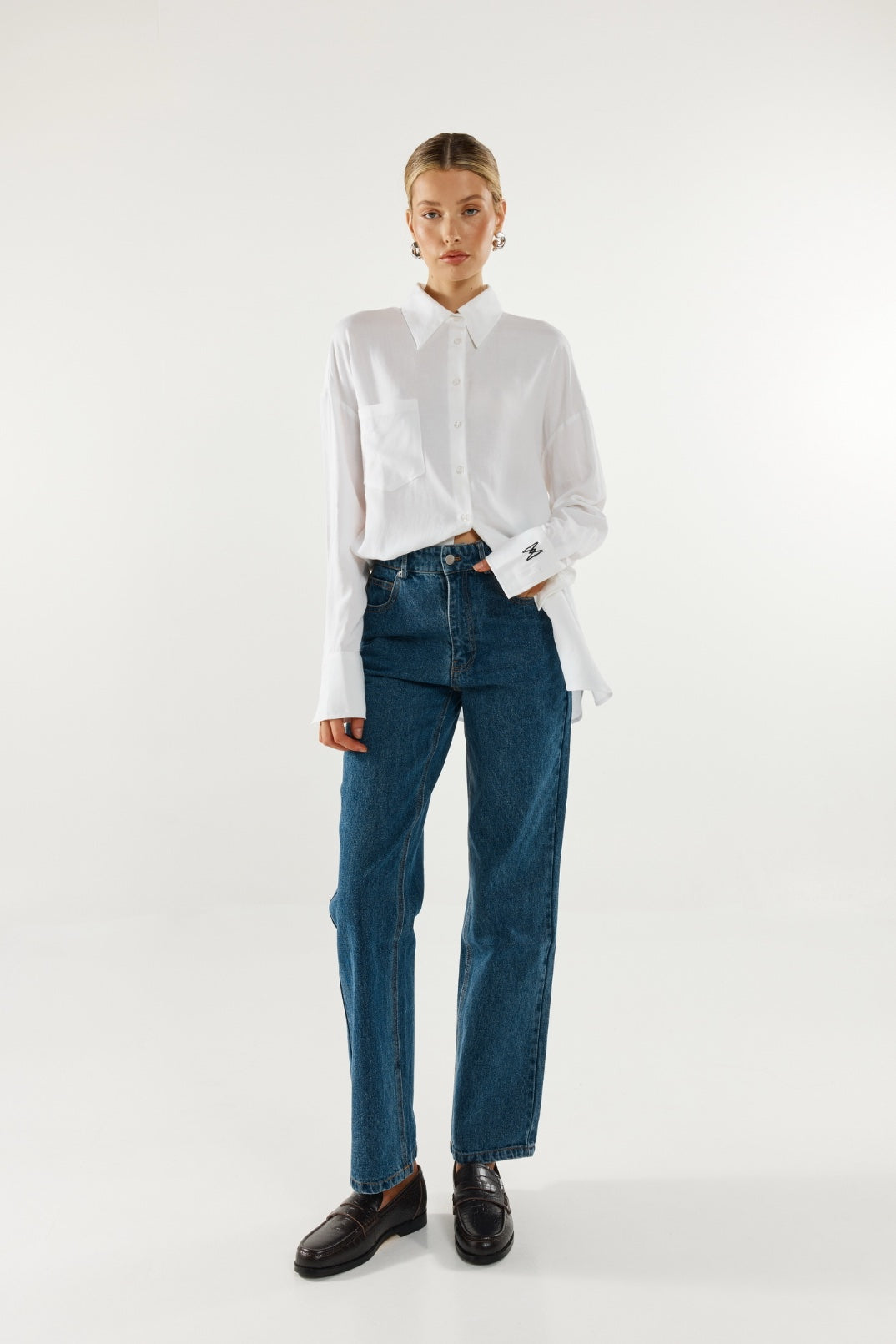 Madison The Label Lyon Shirt | White