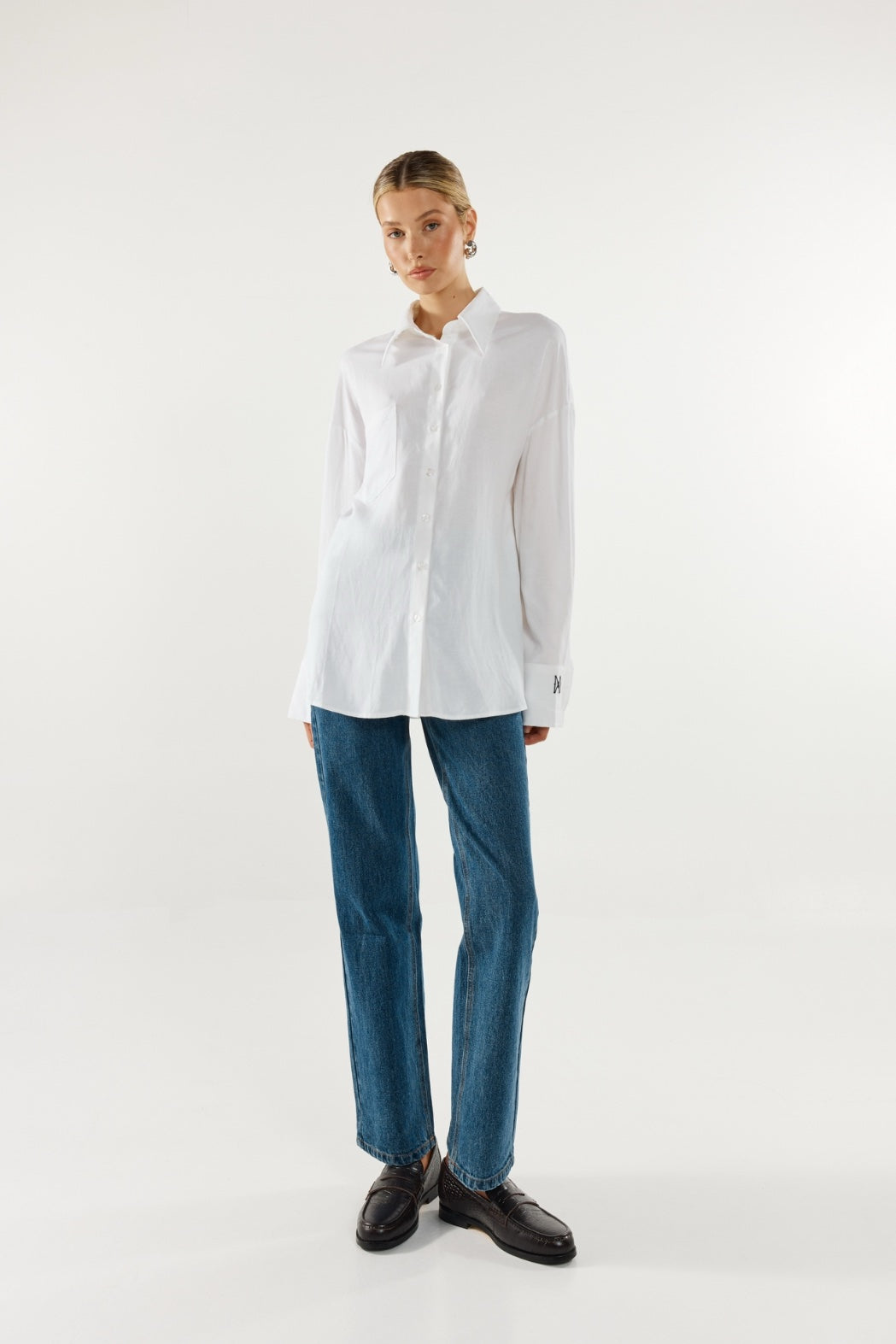 Madison The Label Lyon Shirt | White
