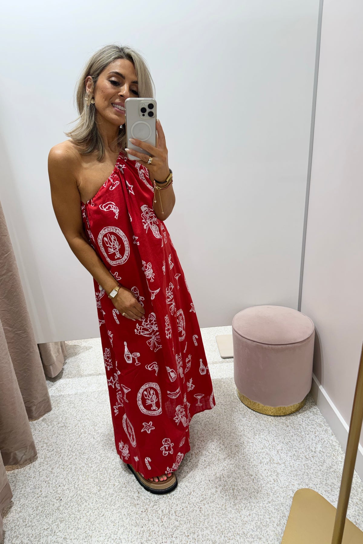 Chosen By Fifi & Annie The Christmas Day Dress | Red