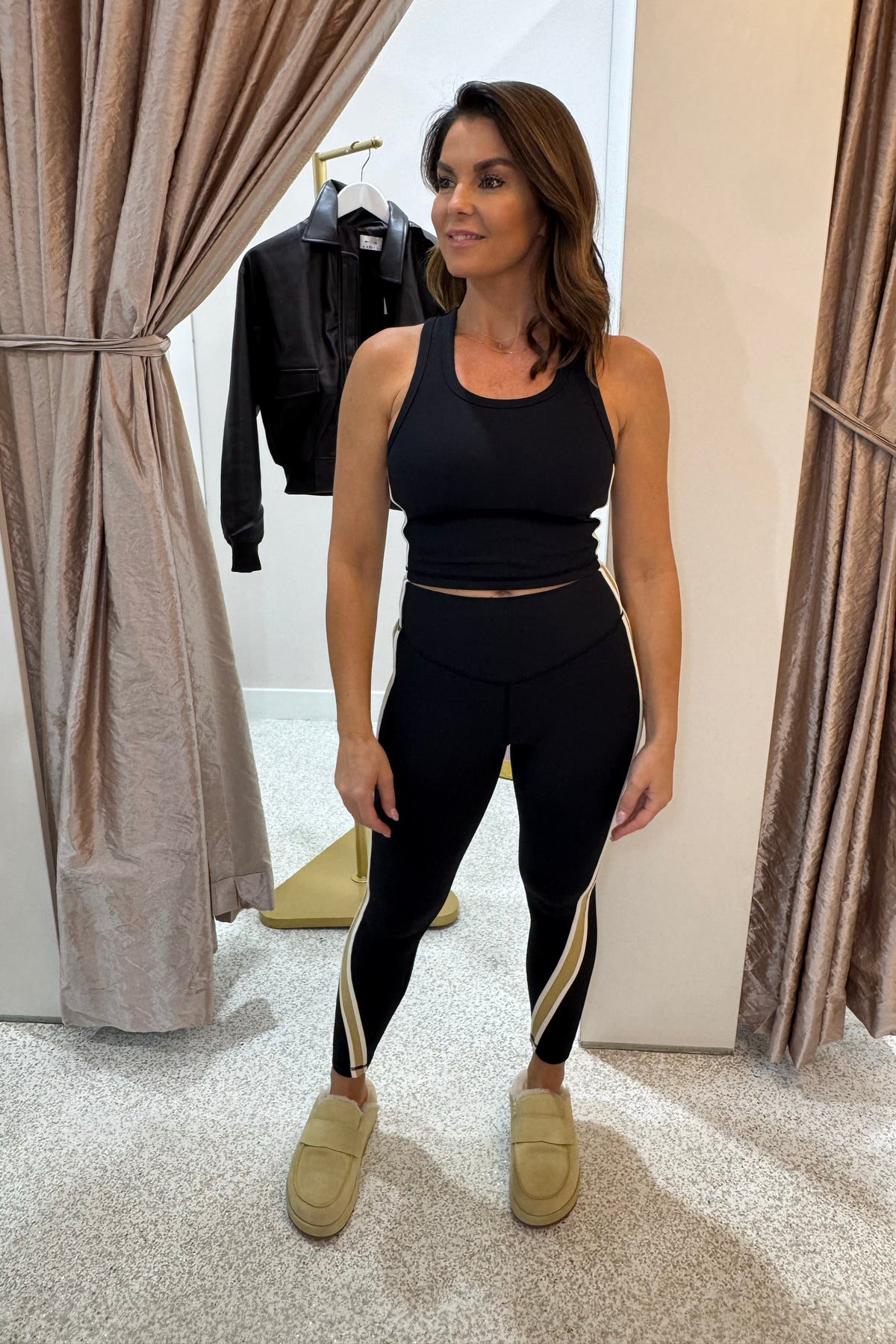 The Upside Arcadia 25' High Midi Pant | Black