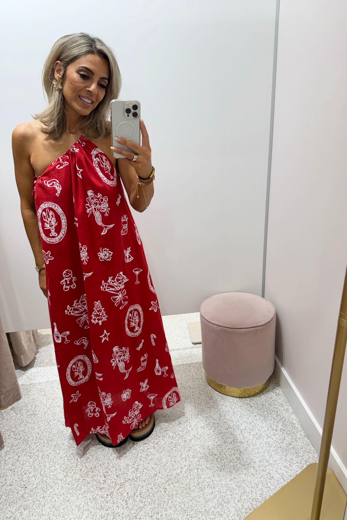 Chosen By Fifi & Annie The Christmas Day Dress | Red
