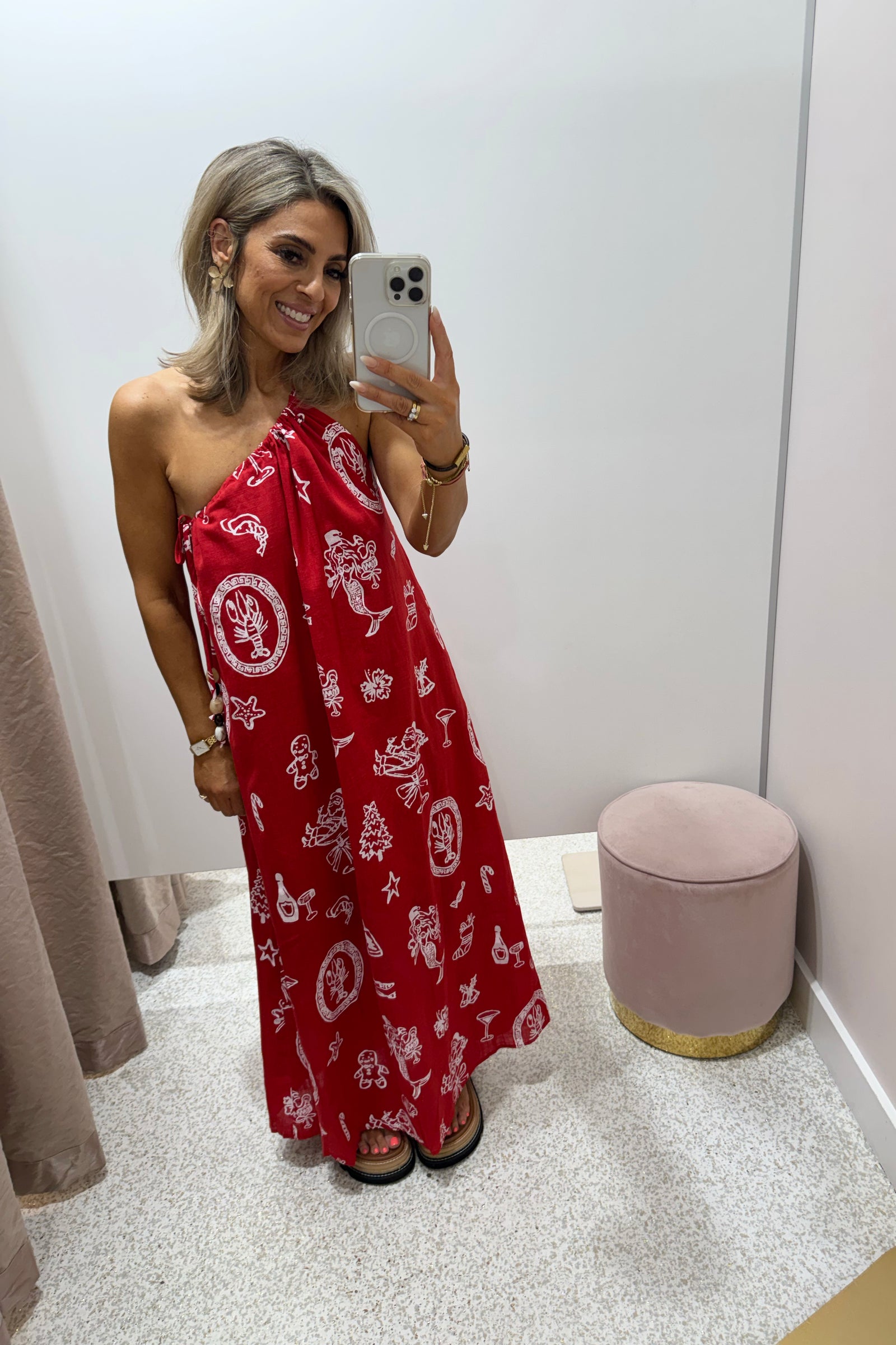 Chosen By Fifi & Annie The Christmas Day Dress | Red || BEST SELLER RESTOCKED