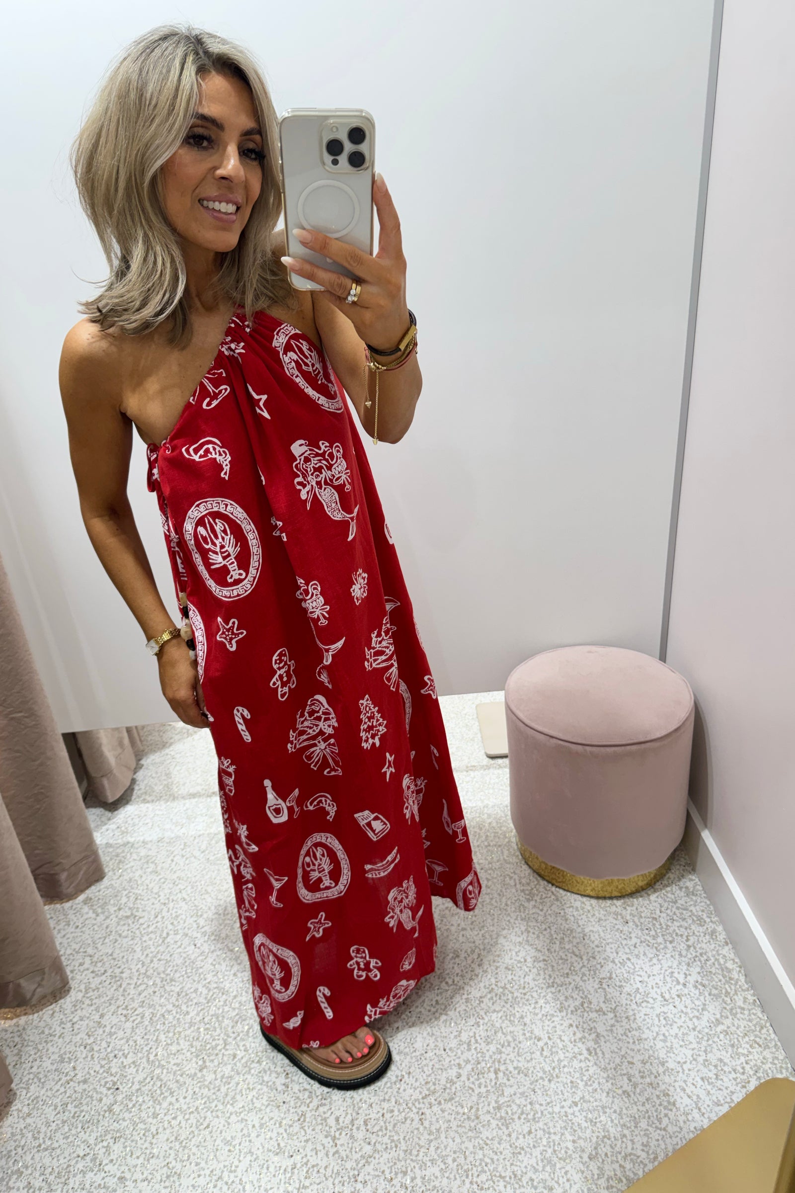 Chosen By Fifi & Annie The Christmas Day Dress | Red || BEST SELLER RESTOCKED