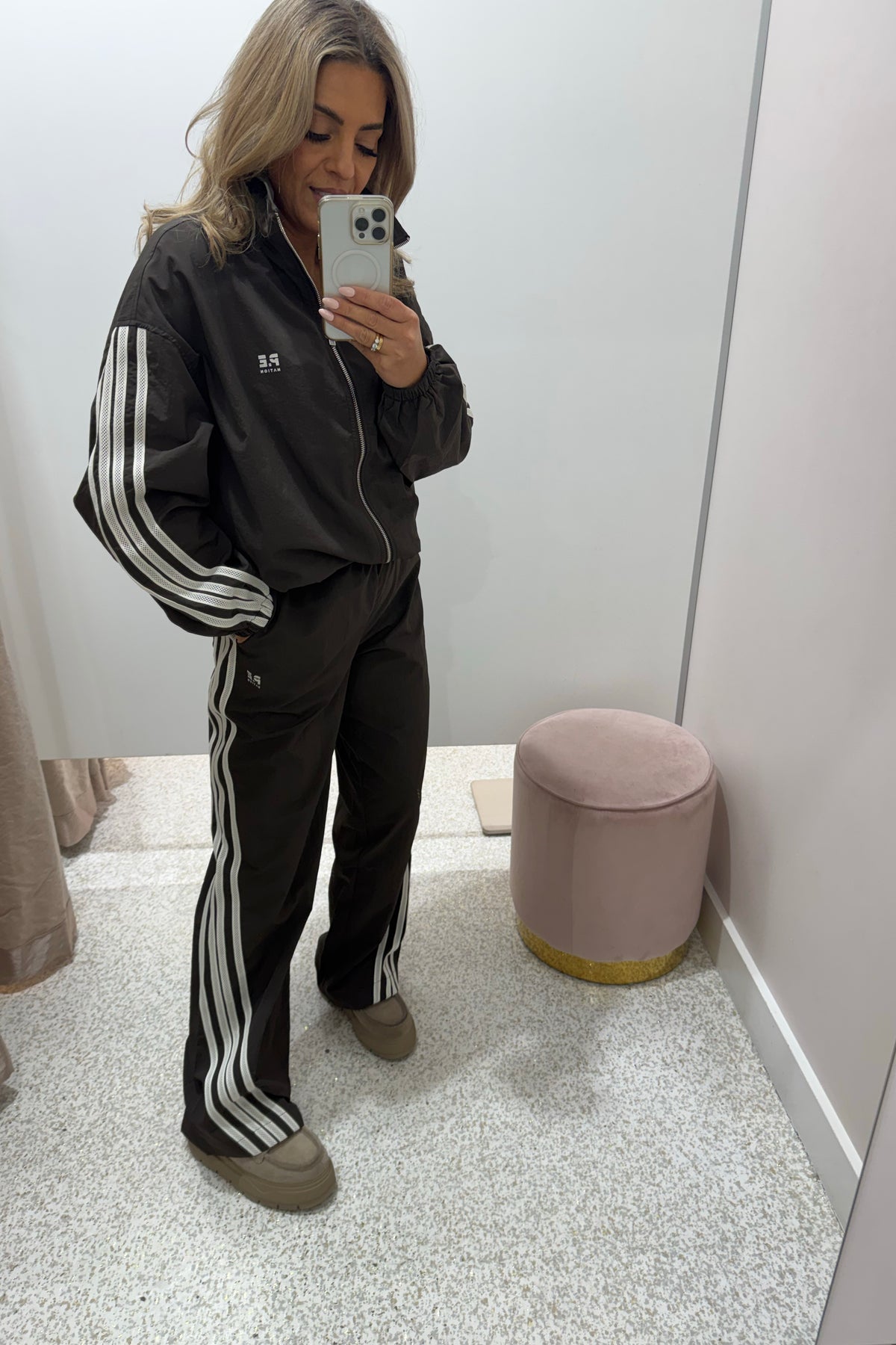 P.E Nation Radius Pant | Coffee/Whisper