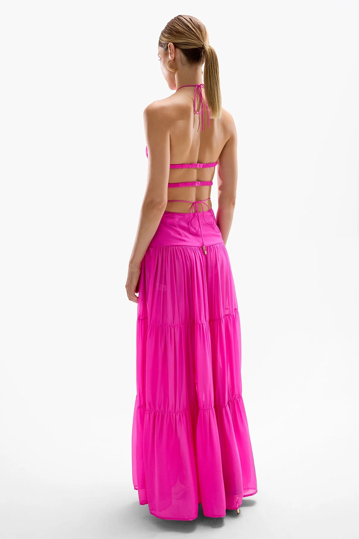 Cin Cin Song Orchid Skirt | Fuchsia