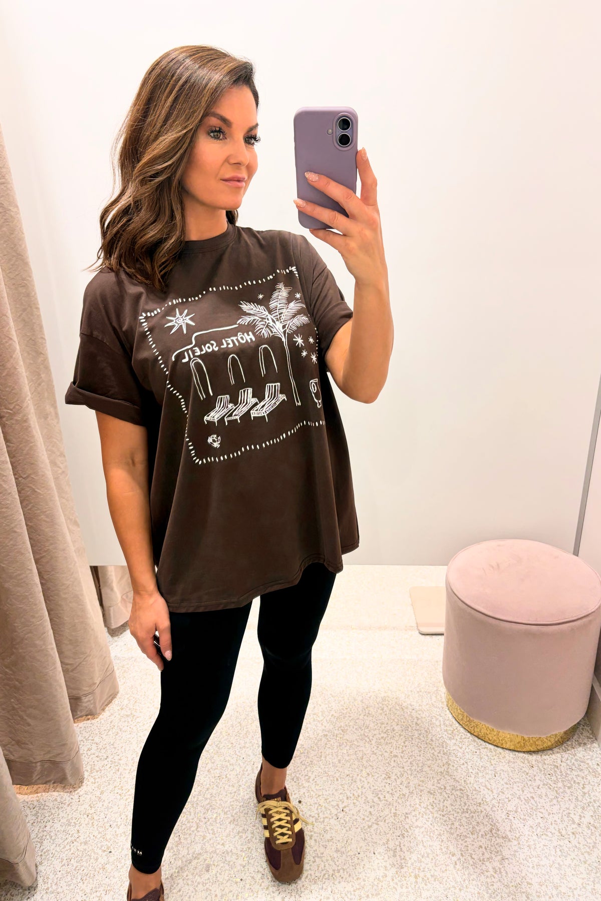 Chosen By Fifi & Annie The Hotel Soleil T=Shirt | Chocolate