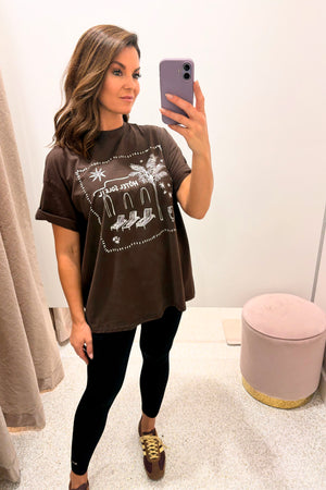 Chosen By Fifi & Annie The Hotel Soleil T=Shirt | Chocolate