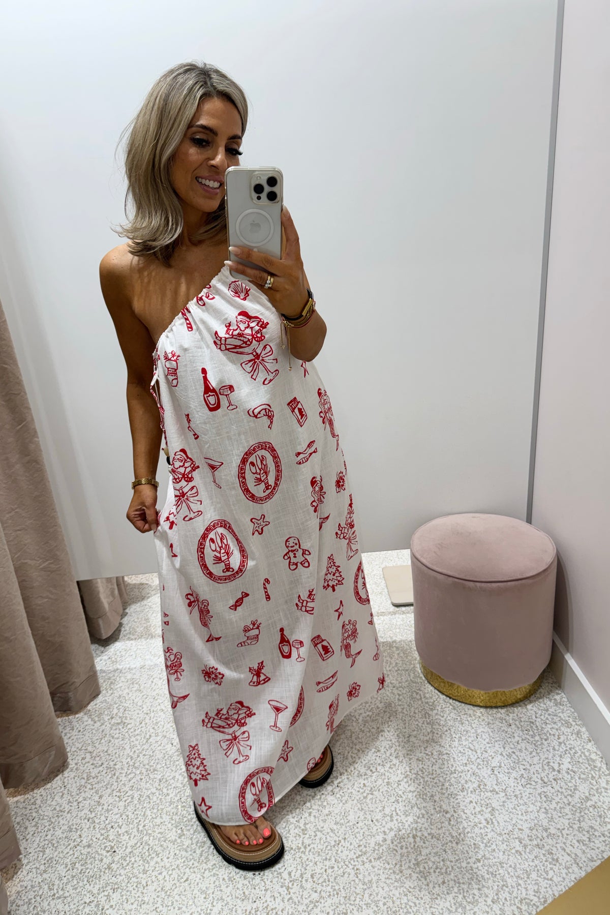 Chosen By Fifi & Annie The Christmas Day Dress | White