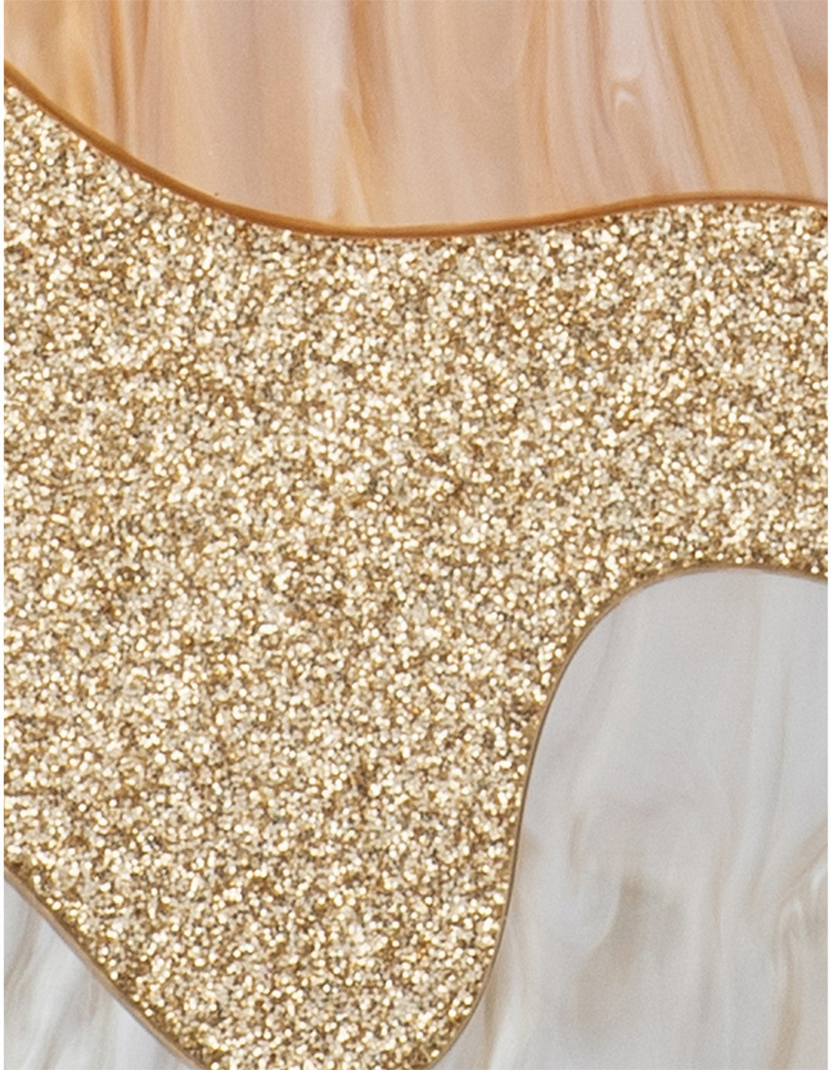 Olga Berg The Erika Acrylic Wave Bag | Natural