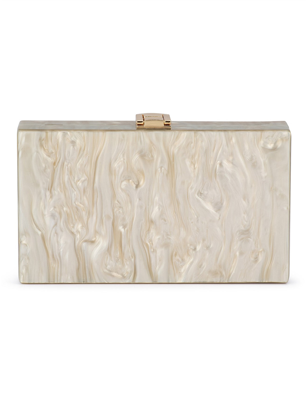 Olga Berg The Erika Acrylic Wave Bag | Natural