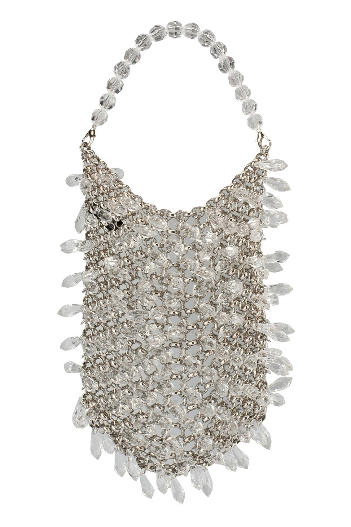 Olga Berg The Florence Chain Mail Bag | Silver