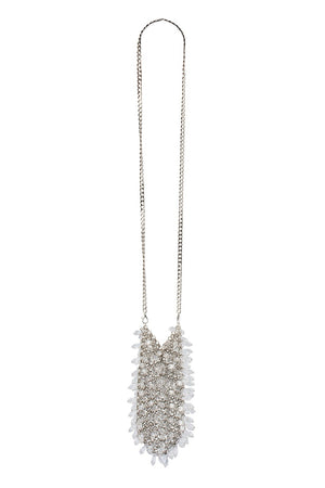 Olga Berg The Florence Chain Mail Bag | Silver