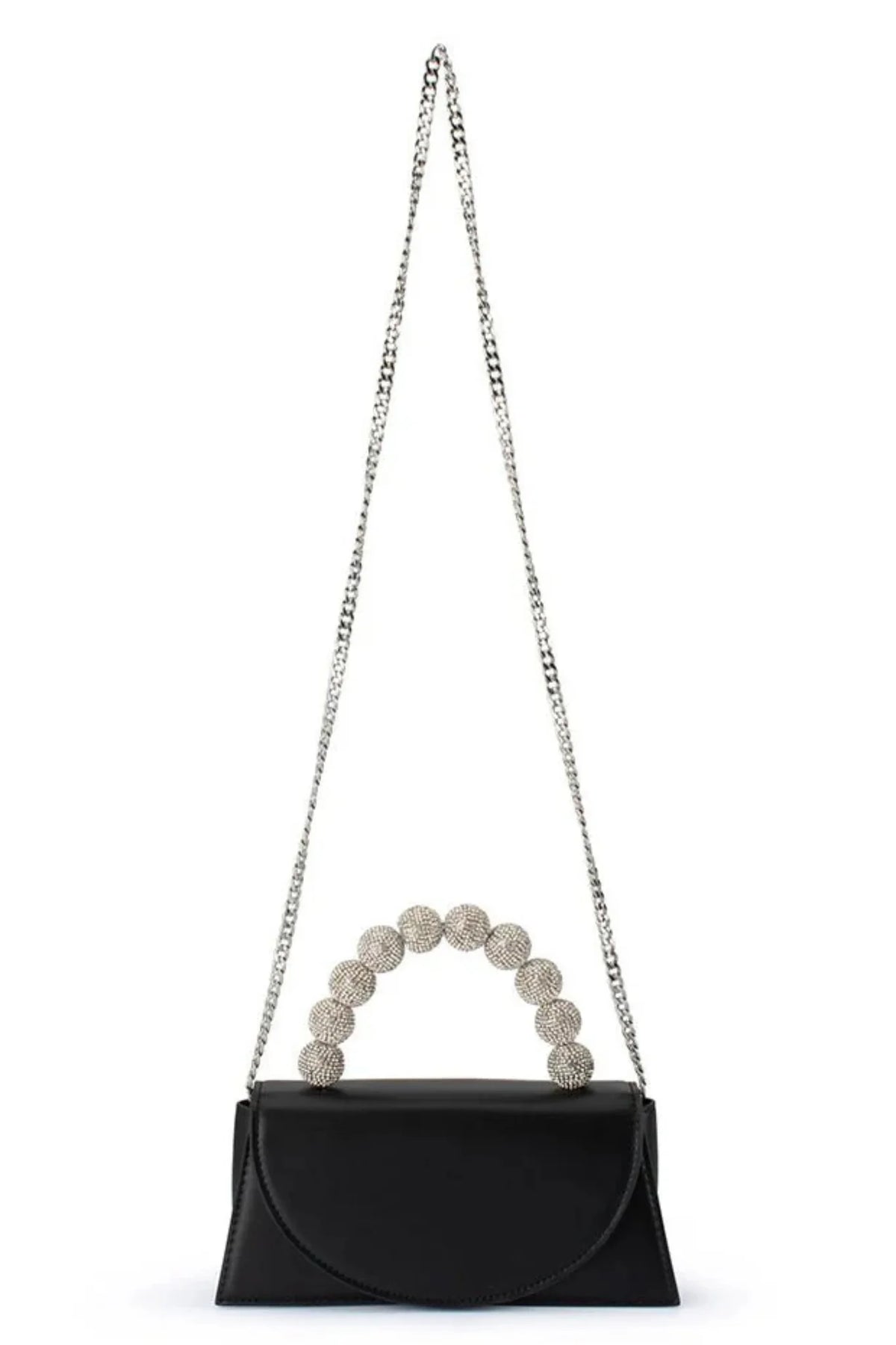 Olga Berg The Gianna Top Handle Clutch | Black
