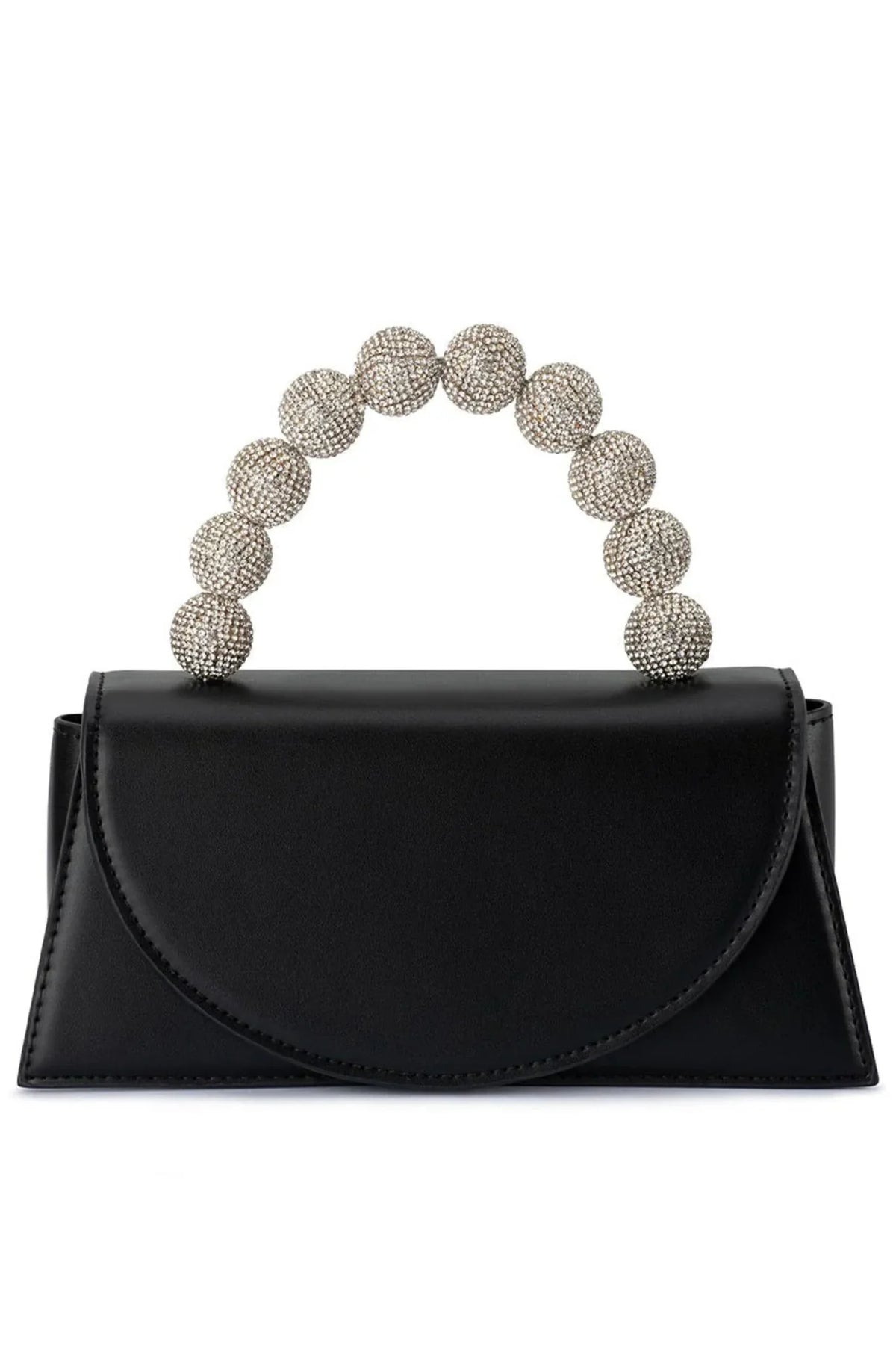 Olga Berg The Gianna Top Handle Clutch | Black