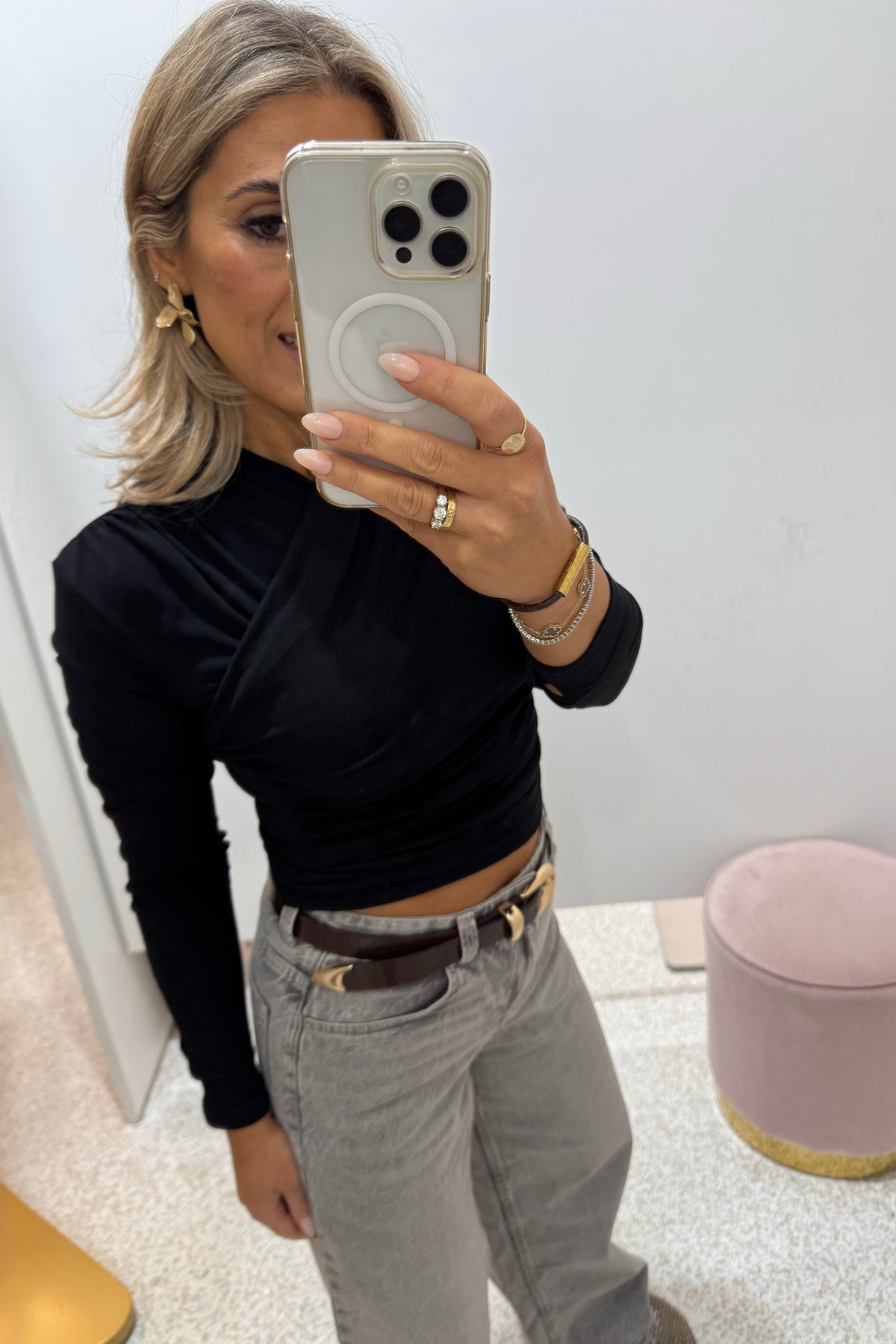 Madison The Label Adalia Top | Black