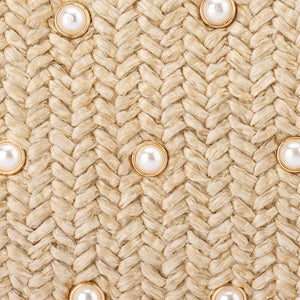 Olga Berg The Kaia Clutch Bag | Natural
