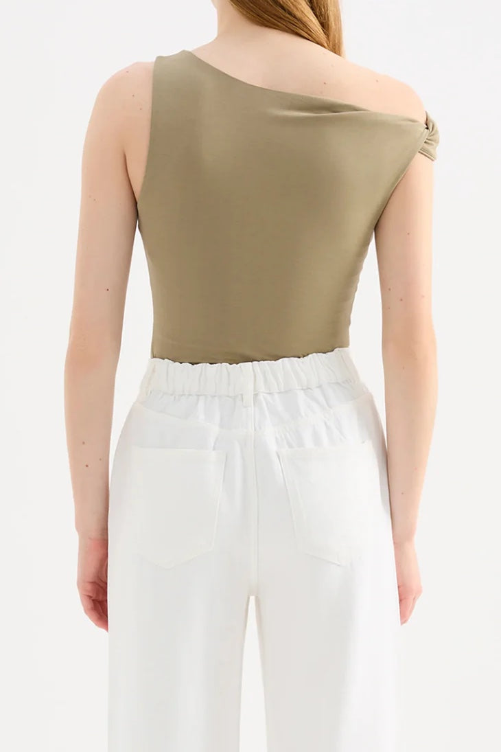 Nude Lucy Chelsea Top | Deep Sage