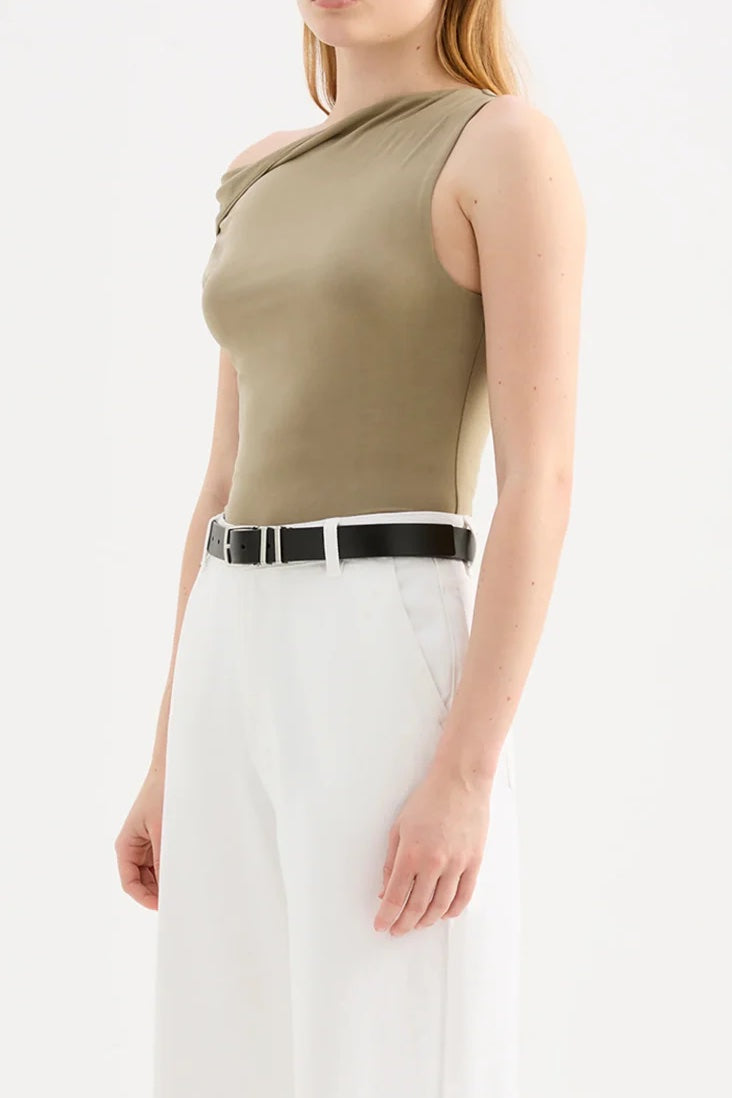 Nude Lucy Chelsea Top | Deep Sage