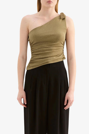 Nude Lucy Fiora Mesh Top | Deep Olive