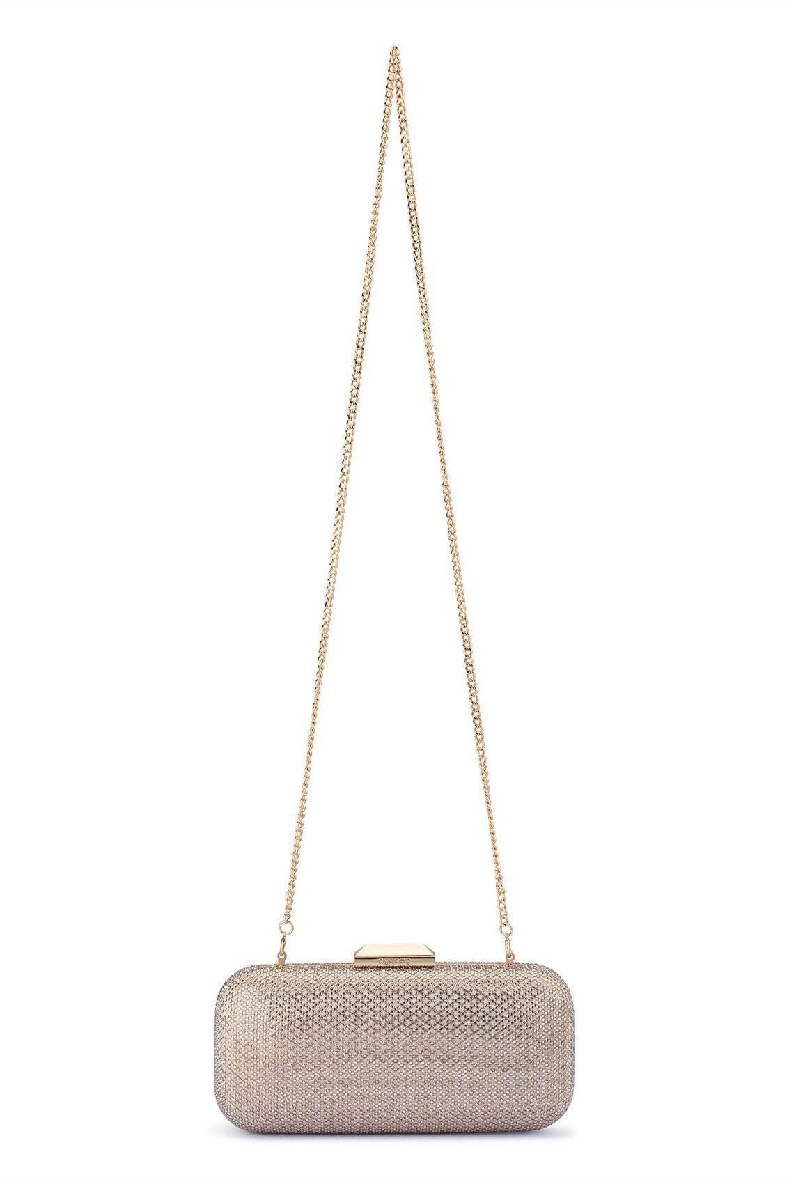 Olga Berg The Edie Clutch Bag | Champagne